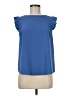 Monteau Blue Sleeveless Blouse Size M - photo 1