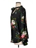 Ann Taylor LOFT 100% Polyester Floral Black Long Sleeve Blouse Size XL - photo 5