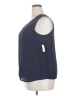 Talbots Outlet 100% Polyester Blue Sleeveless Blouse Size 2X - photo 5