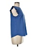 Monteau Blue Sleeveless Blouse Size M - photo 4