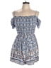 Mahina 100% Polyester Paisley Blue Romper Size L - photo 1