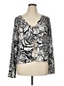 Express Silver Long Sleeve Blouse Size XL - photo 1