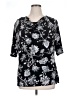 Simply Styled Black 3/4 Sleeve Blouse Size XL - photo 1