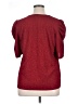 Anne Klein Burgundy Short Sleeve Top Size XL - photo 2