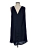Old Navy 100% Polyester Solid Blue Cocktail Dress Size XS - photo 2
