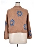 Unbranded 100% Acrylic Floral Brown Turtleneck Sweater Size XL - photo 1