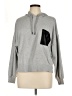 Ann Taylor LOFT Gray Pullover Hoodie Size L - photo 1