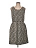 Outback Red Chevron-herringbone Black Casual Dress Size 12 - photo 1
