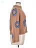 Unbranded 100% Acrylic Floral Brown Turtleneck Sweater Size XL - photo 4