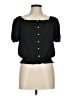 MICHAEL Michael Kors Black Short Sleeve Blouse Size M - photo 1