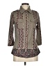 BCBGMAXAZRIA Green 3/4 Sleeve Blouse Size M - photo 1
