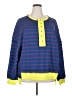 Unbranded Stripes Multi Color Blue Long Sleeve Blouse Size XXL - photo 1