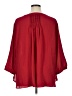 NYDJ 100% Recycled Polyester Red 3/4 Sleeve Blouse Size 1X - photo 2