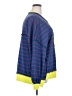 Unbranded Stripes Multi Color Blue Long Sleeve Blouse Size XXL - photo 4