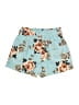 Shein Floral Blue Shorts Size 8 - 10 - photo 2
