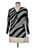 Frank Lyman Design Gray 3/4 Sleeve Top Size 6 - photo 1