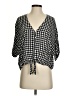 Express Black Short Sleeve Blouse Size S - photo 1