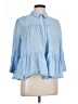 Caslon Blue 3/4 Sleeve Blouse Size Lg Petite - photo 1