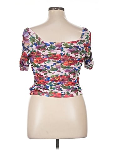 Aqua Short Sleeve Top (view 2)