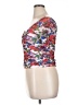 Aqua 100% Polyester Pink Short Sleeve Top Size XL - photo 5