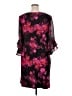 Assorted Brands Floral Black Cocktail Dress Size 16W - photo 2