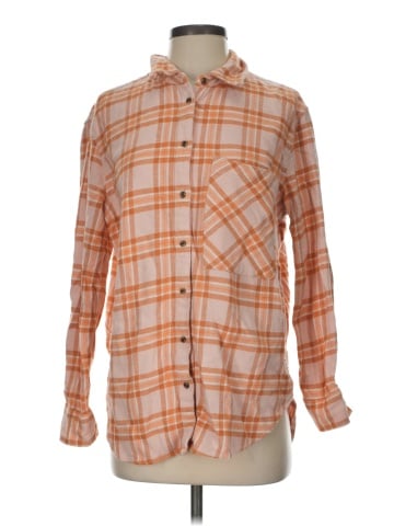 Aerie Long Sleeve Button-Down Shirt (view 1)