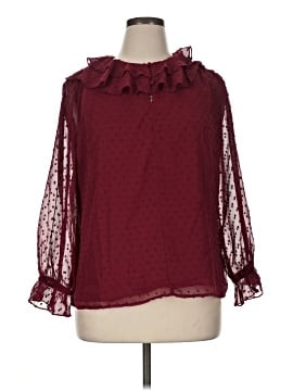 Allegra K 3/4 Sleeve Blouse (view 1)