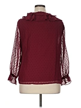Allegra K 3/4 Sleeve Blouse (view 2)