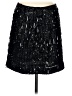 Ann Taylor LOFT 100% Polyester Tweed Black Casual Skirt Size 6 (petite) - photo 1
