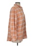 Aerie Plaid Orange Long Sleeve Button-Down Shirt Size S - photo 4