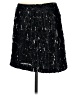 Ann Taylor LOFT 100% Polyester Tweed Black Casual Skirt Size 6 (petite) - photo 2