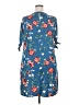 Attention Floral Blue Casual Dress Size XXL - photo 2