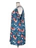 Attention Floral Blue Casual Dress Size XXL - photo 5