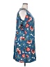 Attention Floral Blue Casual Dress Size XXL - photo 4