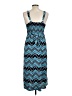 Studio West Chevron-herringbone Blue Casual Dress Size L - photo 2