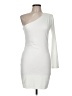 Unbranded Solid White Cocktail Dress Size M - photo 1