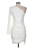 Unbranded Solid White Cocktail Dress Size M - photo 2