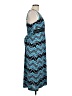 Studio West Chevron-herringbone Blue Casual Dress Size L - photo 4