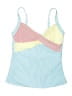 Lands' End Color Block Blue Swimsuit Top Size 8 - photo 1