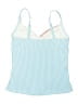 Lands' End Color Block Blue Swimsuit Top Size 8 - photo 2