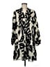 Assorted Brands 100% Rayon Print Gray Casual Dress Size M - photo 1