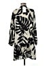 Assorted Brands 100% Rayon Print Gray Casual Dress Size M - photo 2