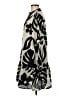 Assorted Brands 100% Rayon Print Gray Casual Dress Size M - photo 5