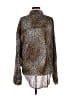 MICHAEL Michael Kors Animal Print Brown Long Sleeve Blouse Size M - photo 2