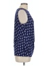 Anne Klein Blue Sleeveless Blouse Size L - photo 4