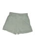 Zara Solid Green Blue Shorts Size 12 - 13 - photo 2