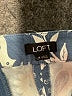Ann Taylor LOFT Animal Print Floral Blue Shorts Size 14 - photo 3