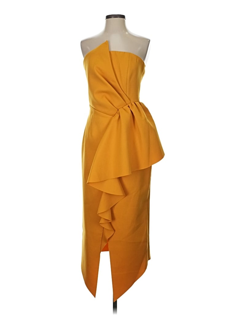 Pre-owned Elliatt Cocktail Dress In Yellow