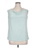 Kasper Teal Sleeveless Blouse Size XL - photo 1
