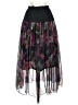Unbranded Floral Black Casual Skirt Size XS (estimated) - photo 1